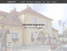 Tablet Screenshot of kisigmand.hu